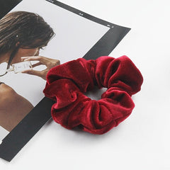 6PCS Velvet Hair Scrunchies Elastic Bands Hair Accessories