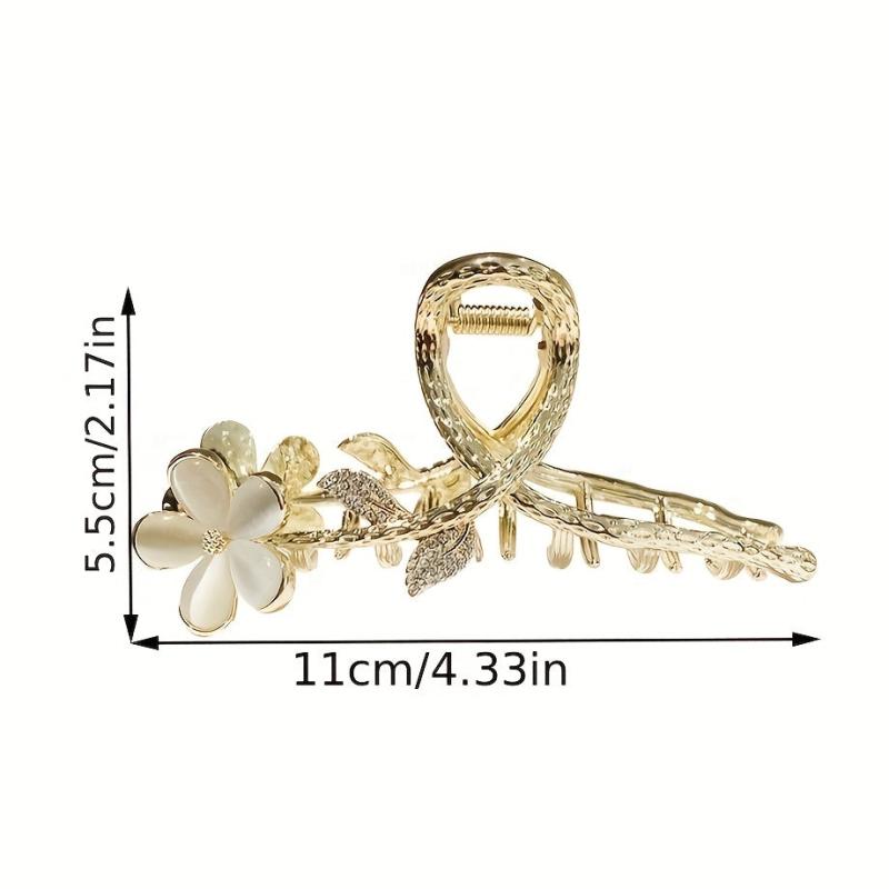 Alloy Flower Hair Claw Clip Strong Hold Hair Jaw Clip Beach Party Accessories