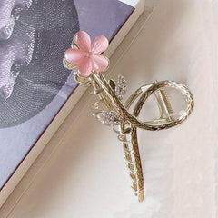 Alloy Flower Hair Claw Clip Strong Hold Hair Jaw Clip Beach Party Accessories