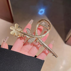 Alloy Flower Hair Claw Clip Strong Hold Hair Jaw Clip Beach Party Accessories