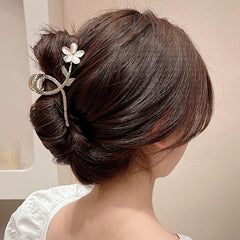 Alloy Flower Hair Claw Clip Strong Hold Hair Jaw Clip Beach Party Accessories
