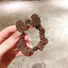 Rhinestone Hair Tie Elastic Bands Girl Hair Accessories Headwear