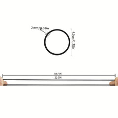 Solid Hair Tie Elastic Ponytail Holder Hair Accessories for Women Girls