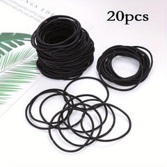 Solid Hair Tie Elastic Ponytail Holder Hair Accessories for Women Girls