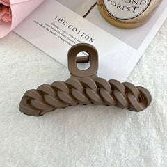 Matte Hair Claw Clip Acrylic Twist Banana Clip Hair Decoration
