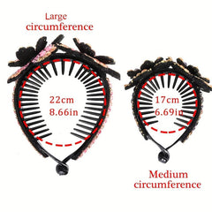 Flower Rhinestone Hair Claws for Women Hair Clip Barrettes Ponytail Holder