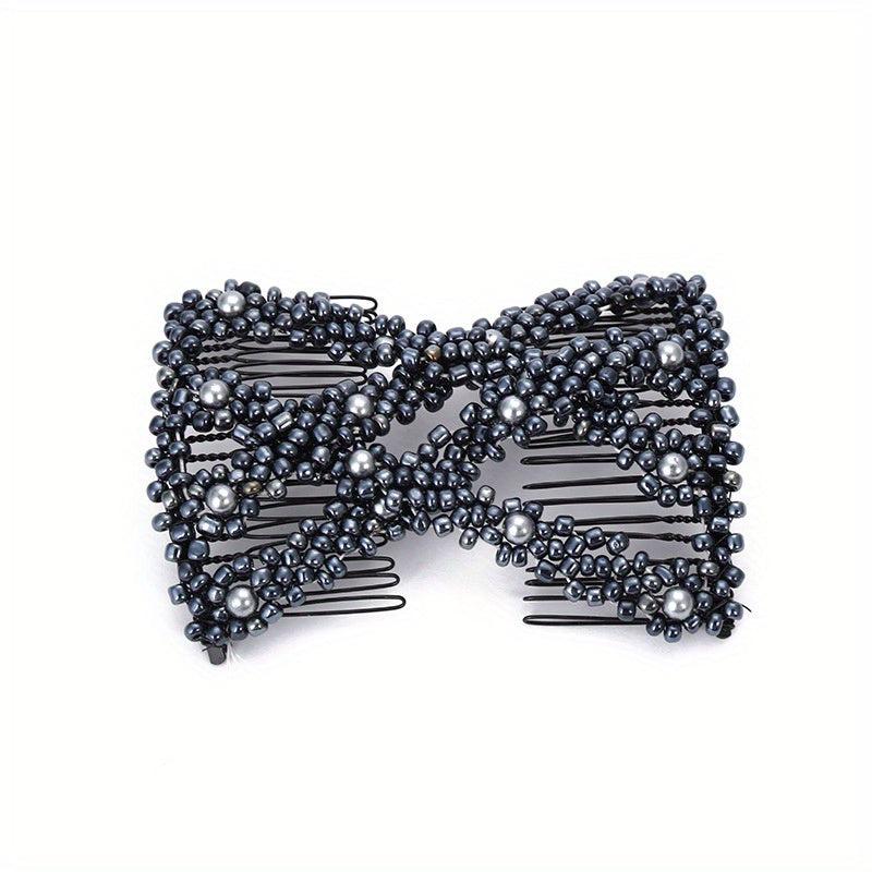 Elastic Hair Comb Insert Comb Versatile Hair Clip Female Headwear