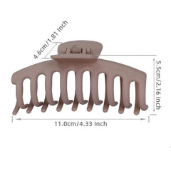 Matte Hair Claw Clips For Thick Hair