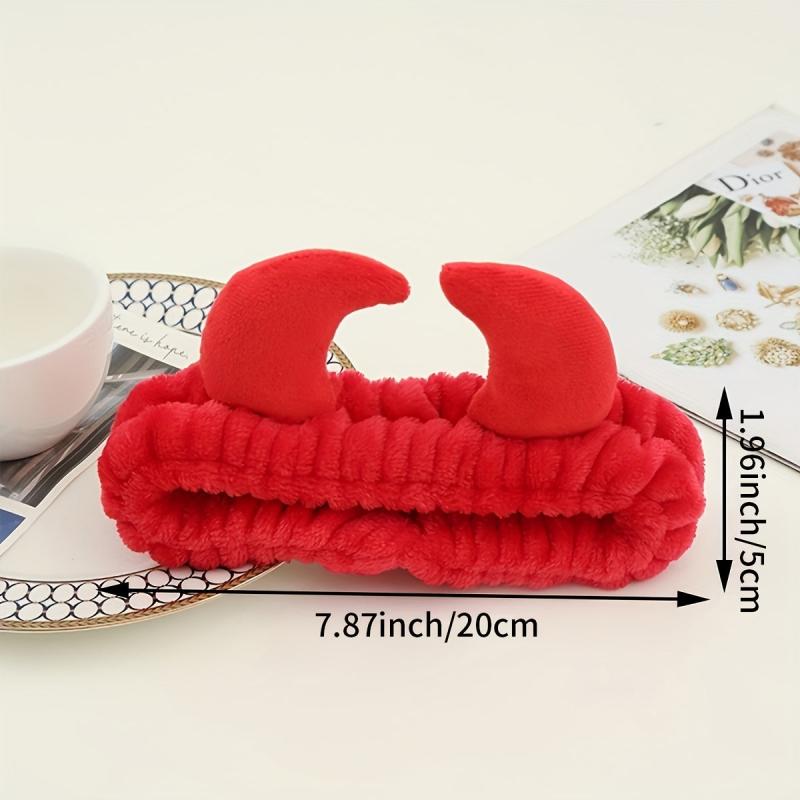 Coral Fleece Spa Headband for Women Makeup Skincare 1pc