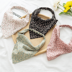 Boho Hair Bandana Triangle Headscarf Floral Y2K