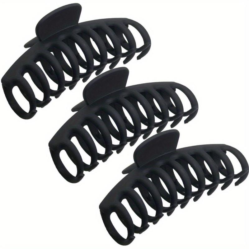 3Pcs Vintage Hair Claw For Women Thick Hair Nonslip Hair Clips