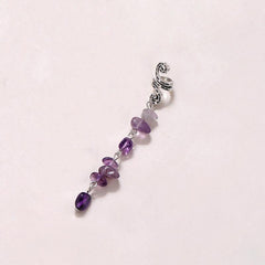 Colorful Stone Tassel Hair Jewelry for Braids Crystal Accessories for Women