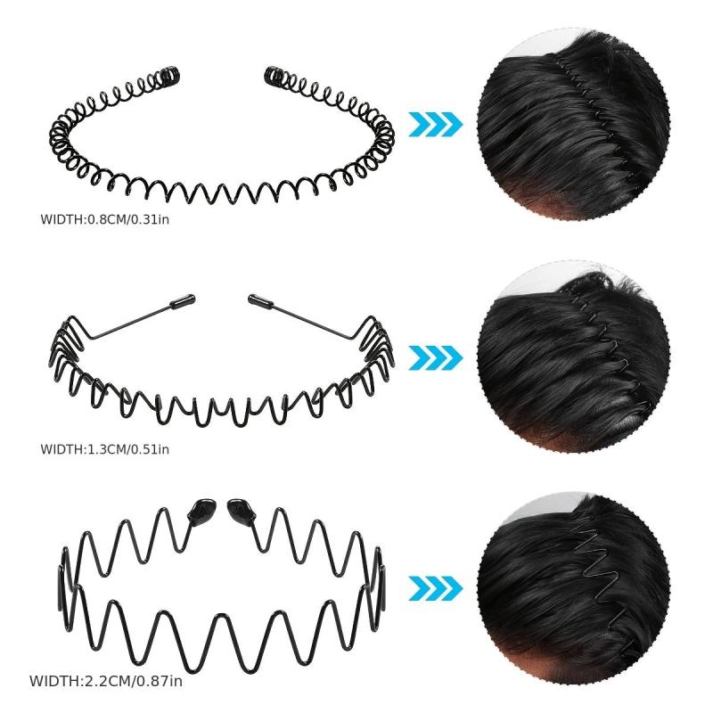 Metal Headband Women Hair Bands Mens Hair Band Outdoors Sports Headbands