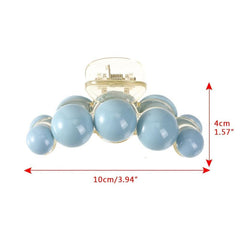 Glossy Ball Decor Hair Claw Clip Style Hair Claw Nonslip