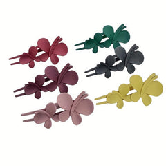 Frosted Plastic Hair Claw Matte Barrette Back Head Hair Claw Hair Accessories