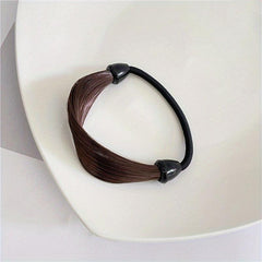 High Elasticity Natural Invisible Ponytail Hair Ring for Girls Women