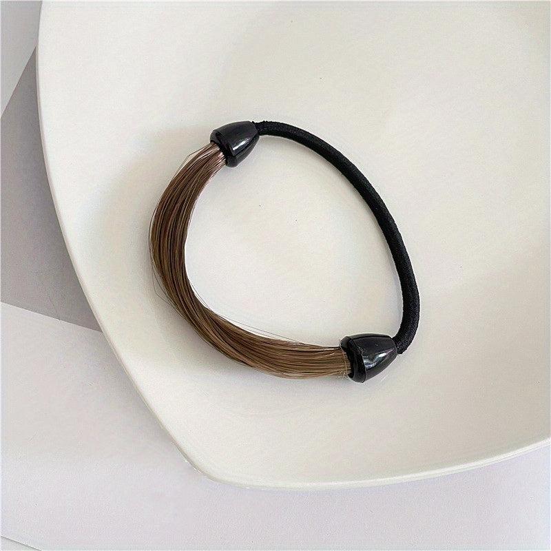 High Elasticity Natural Invisible Ponytail Hair Ring for Girls Women