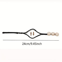 Women's Faux Pearl Hair Pin Insert Head Pin Braid Hair Clip Y2K