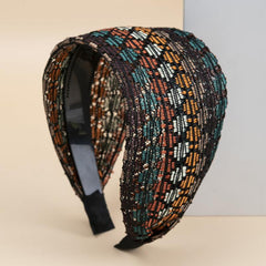 Wide Lace Headbands Antislip Hair Bands Headwraps Turban Stretchy Hair Hoop
