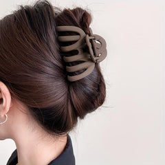 Matte Octopus Hair Claw for Women Strong Grip Hair Clip For Thick Hair