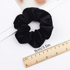 10pcs Velvet Scrunchie Hair Tie For Girls Women Hair Accessories