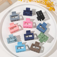 4pcs Matte Texture Hair Claw Strong Hold Styling Accessories
