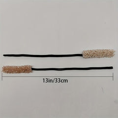 Flower Deft Bun Hair Bun Maker Ponytail Holder Elastic Hair Accessories