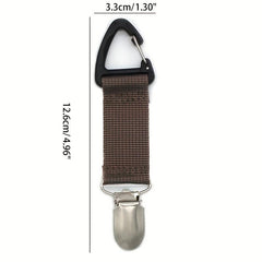 Sturdy Hat Clip for Travel, Multifunctional Hands-Free Bag Accessory Holder