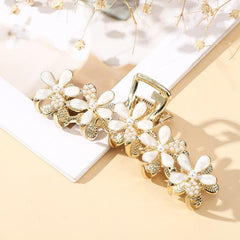 Vintage Rhinestone Hair Claw Thick Hair Clip