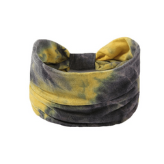 Bohemian Tie Dye Knot Headband for Yoga Sports