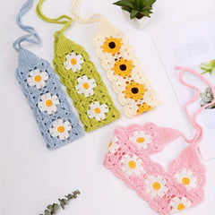 Floral Crochet Hair Band Fashion Headband for Women Girls