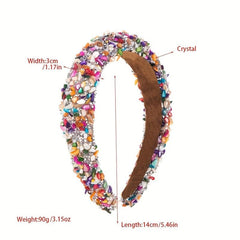 Baroque Style Crystal Headband Hair Accessories For Women