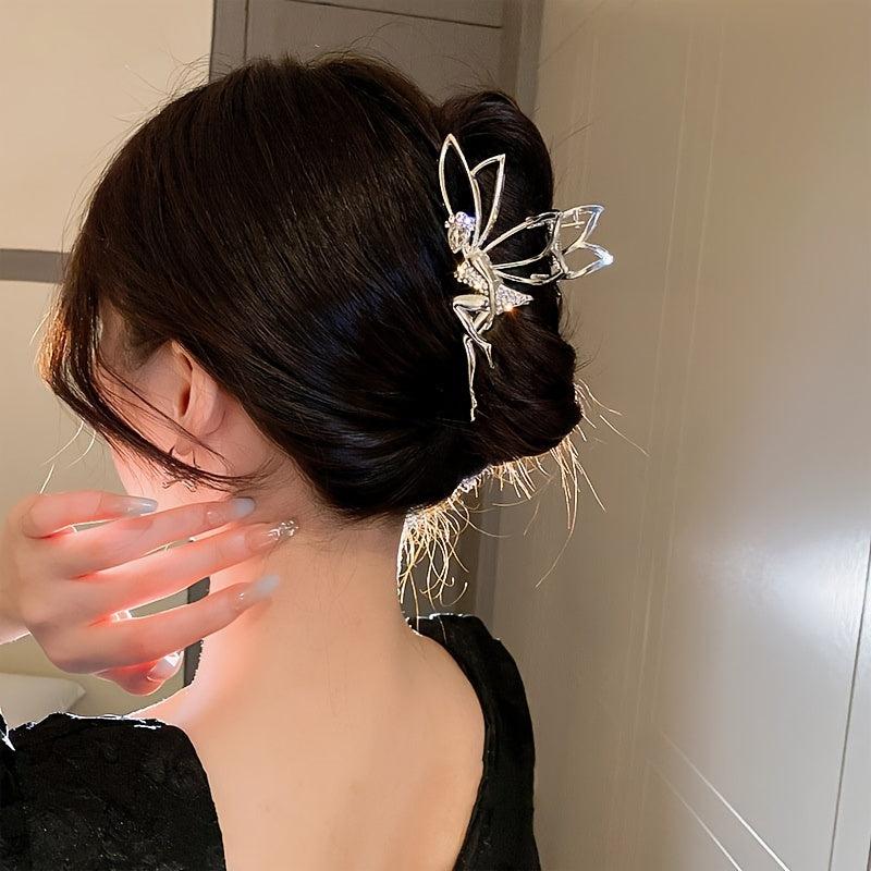 Butterfly Fairy Hair Claw Clip Strong Grip Thick Hair Accessories