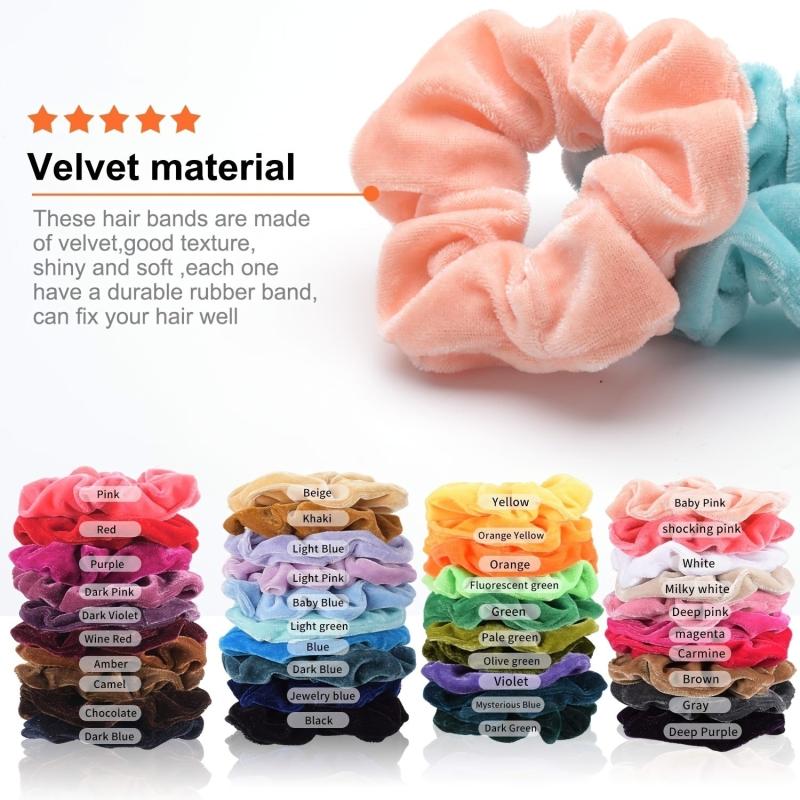 10pcs Hair Scrunchies Hair Tie For Women Or Girls Hair Accessories