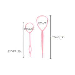 2pcs Hair Twist Styling Bun Maker Foam Shaper Braid Tools Hair Accessories