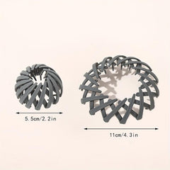 Stretchy Hair Claw Frosted Bird Nest Shape Ponytail Clip