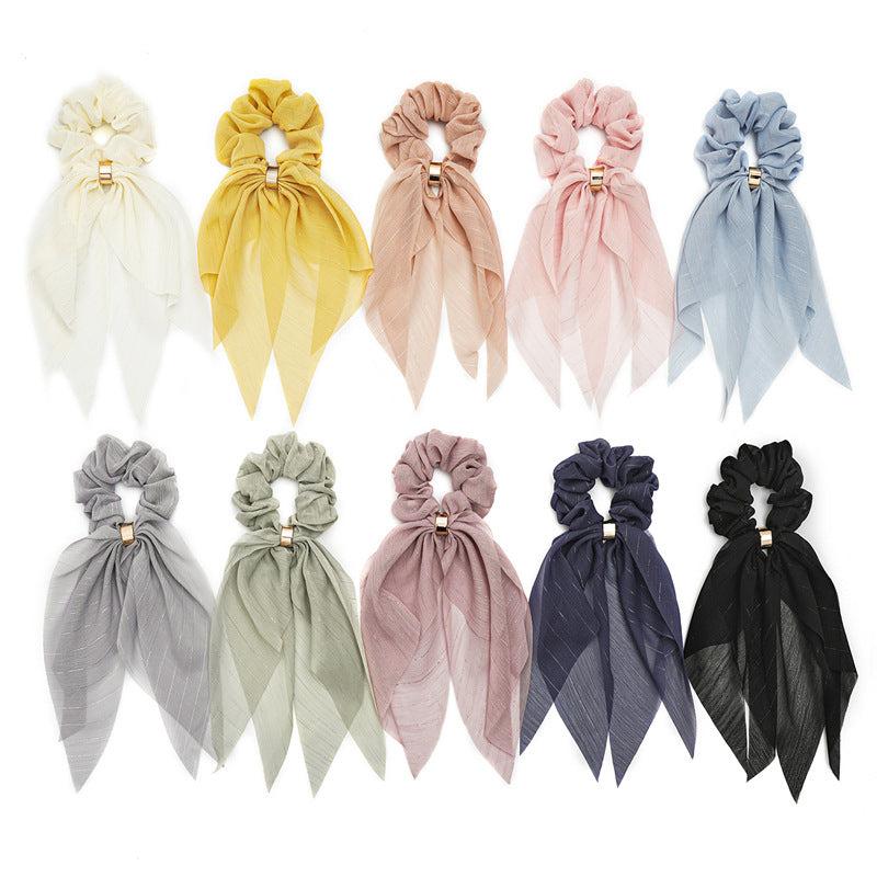 Silk Scrunchies Hair Accessories Hair Ties Bridesmaid Proposal