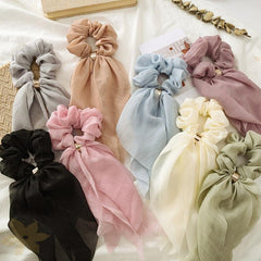 Silk Scrunchies Hair Accessories Hair Ties Bridesmaid Proposal