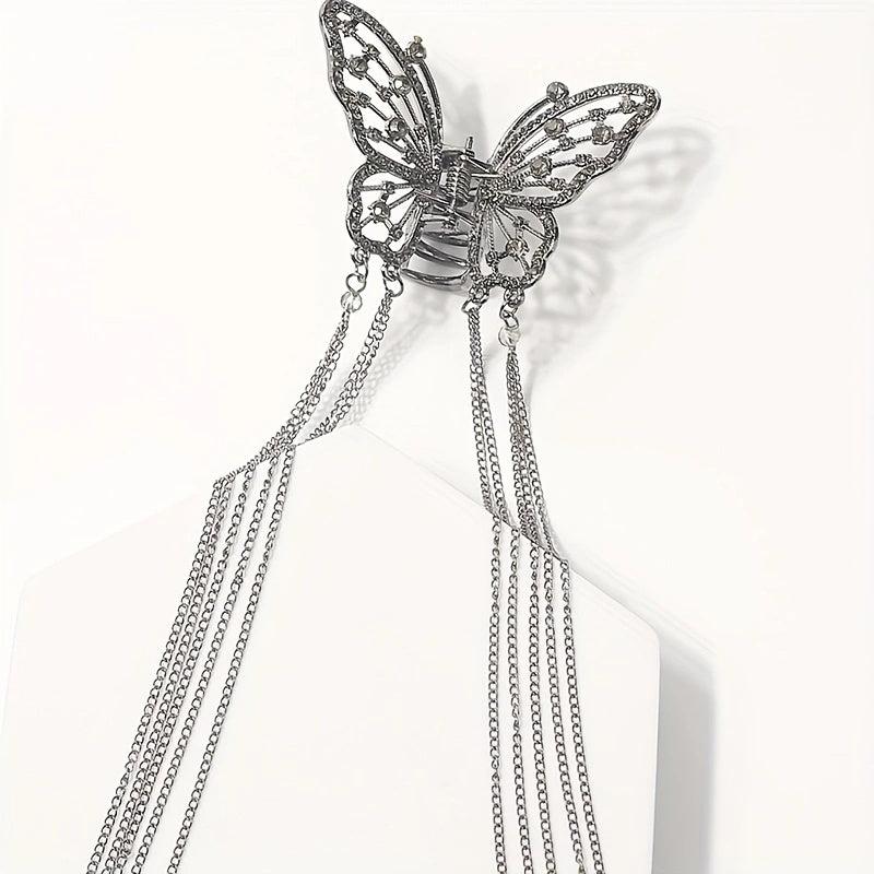 Butterfly Hair Claw Tassel Hair Accessories Women's Hair Clip