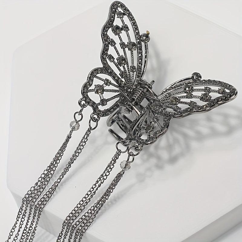 Butterfly Hair Claw Tassel Hair Accessories Women's Hair Clip