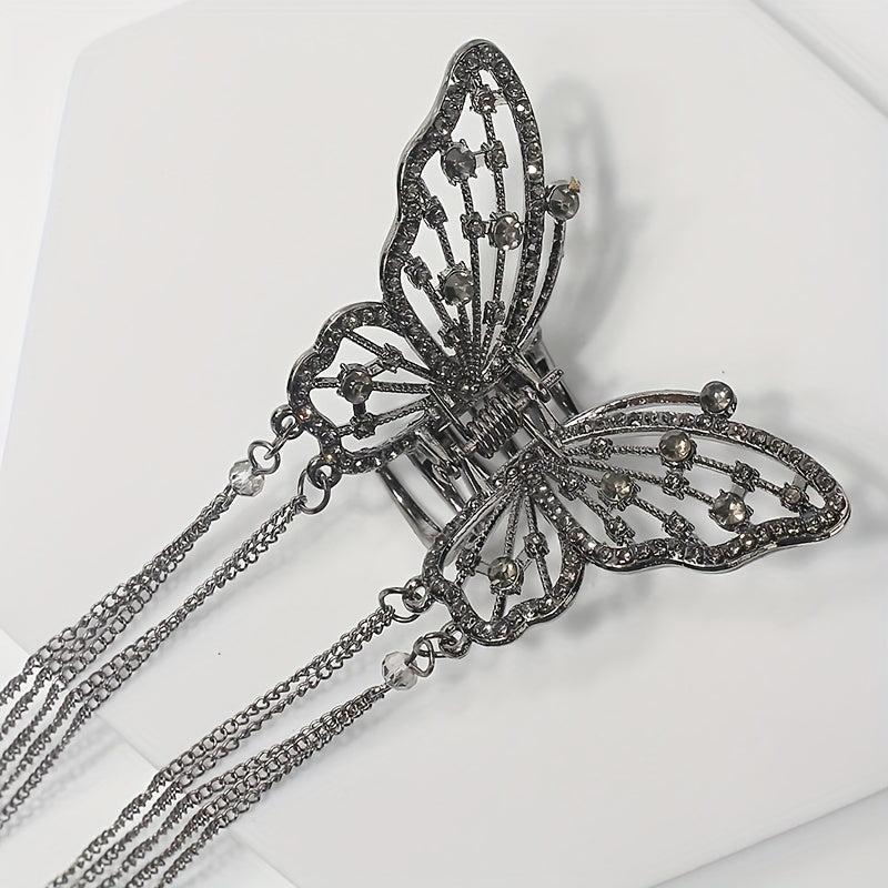 Butterfly Hair Claw Tassel Hair Accessories Women's Hair Clip