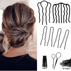 6pcs Hair Side Comb Women Hair Styling Accessories Invisible Hair Fork Pin
