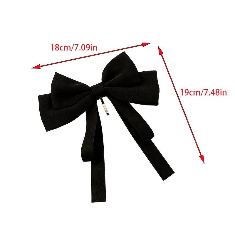 Velvet Hair Bow Clips for Women Girls Bows Hair Clip French Barrettes Hair Pins