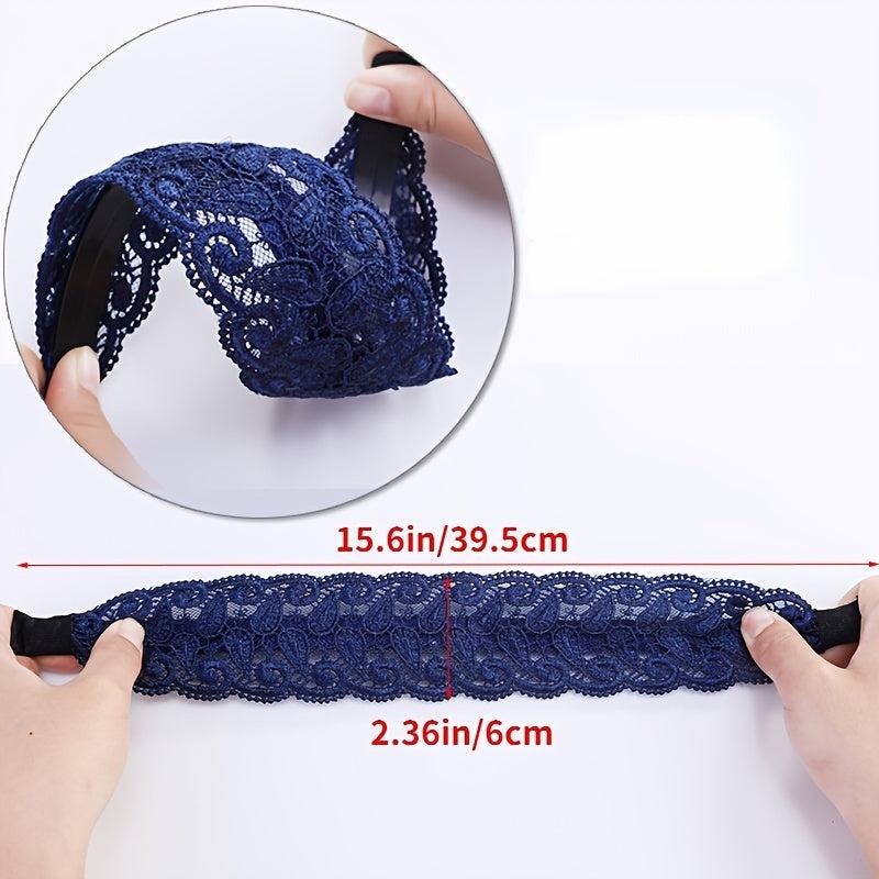 Lace Wide Brim Hairband Non Slip Hair Accessories