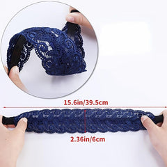 Lace Wide Brim Hairband Non Slip Hair Accessories