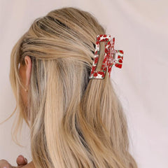 Watermelon Pattern Hair Clip Barrettes Rectangular Claw Clips For Women