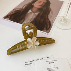 Floral Hair Claw Clip Non Slip Hair Accessory