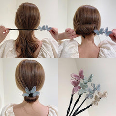 Hair Bun Maker Butterfly Hair Donuts French Hair Twist Curler Hair Bun Shaper