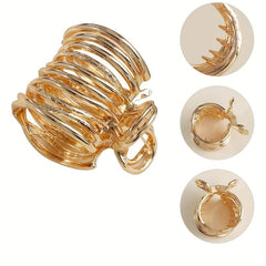 Metal Hair Claw Clips Small Claw Clips For High Ponytail Women