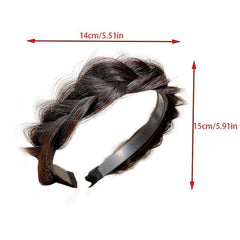 Synthetic Fish Teeth Tooth Fishtail Wig Braid Headband Band